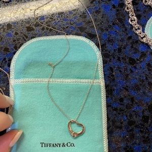 Tiffany & Co. open heart necklace